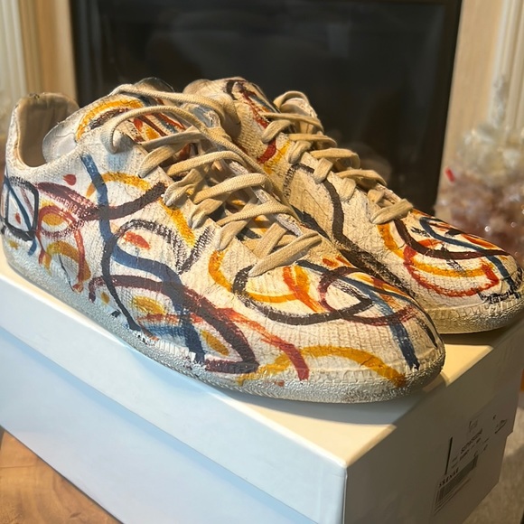 Maison Martin Margiela Chalk Hand Painted Replica - Picture 1 of 4
